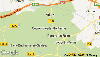 Plan de Coulommes-la-Montagne