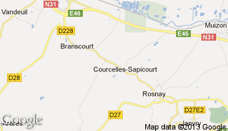 Plan de Courcelles-Sapicourt