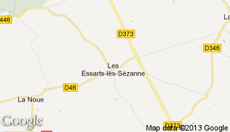 Plan de Les Essarts-lès-Sézanne