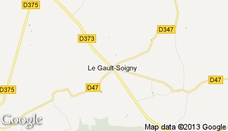 Plan de Le Gault-Soigny