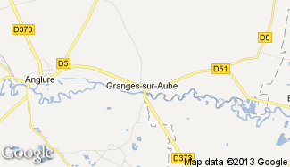 Plan de Granges-sur-Aube