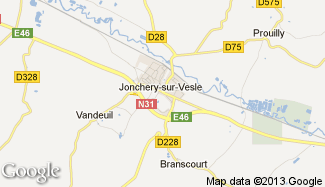 Plan de Jonchery-sur-Vesle