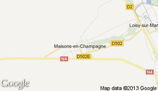 Plan de Maisons-en-Champagne