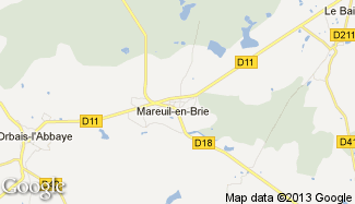 Plan de Mareuil-en-Brie