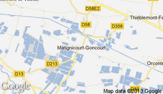 Plan de Matignicourt-Goncourt