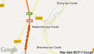 Plan de Nuisement-sur-Coole