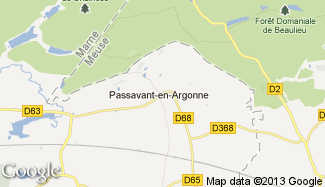 Plan de Passavant-en-Argonne