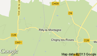 Plan de Rilly-la-Montagne