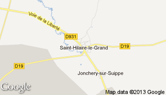 Plan de Saint-Hilaire-le-Grand