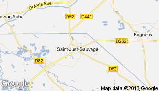 Plan de Saint-Just-Sauvage