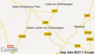 Plan de Saint-Lumier-en-Champagne