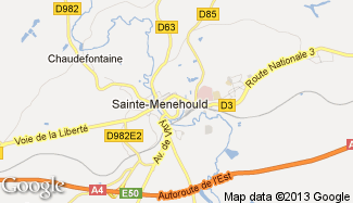 Plan de Sainte-Menehould