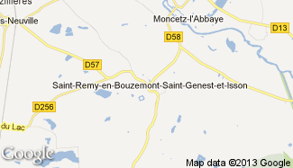 Plan de Saint-Remy-en-Bouzemont-Saint-Genest-et-Isson