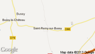 Plan de Saint-Remy-sur-Bussy