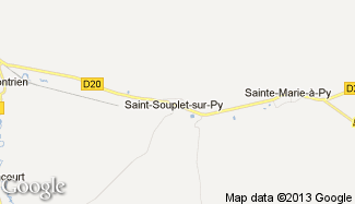 Plan de Saint-Souplet-sur-Py