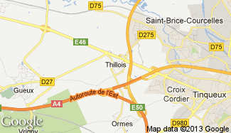 Plan de Thillois