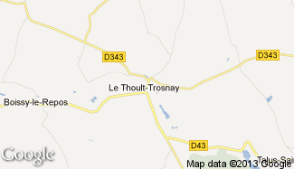 Plan de Le Thoult-Trosnay