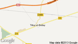 Plan de Tilloy-et-Bellay