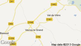 Plan de Vavray-le-Petit