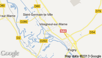 Plan de Vésigneul-sur-Marne