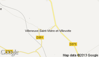 Plan de Villeneuve-Saint-Vistre-et-Villevotte