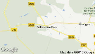 Plan de Villers-aux-Bois