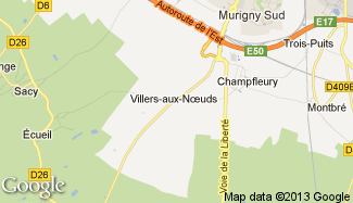 Plan de Villers-aux-Noeuds