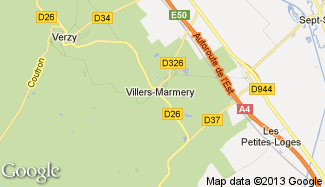 Plan de Villers-Marmery