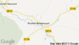 Plan de Roches-Bettaincourt