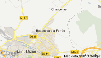 Plan de Bettancourt-la-Ferrée