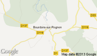 Plan de Bourdons-sur-Rognon