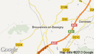 Plan de Breuvannes-en-Bassigny