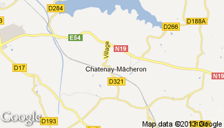 Plan de Chatenay-Mâcheron