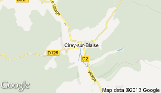 Plan de Cirey-sur-Blaise