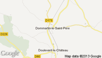 Plan de Dommartin-le-Saint-Père