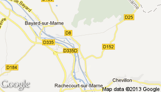 Plan de Fontaines-sur-Marne