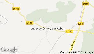 Plan de Latrecey-Ormoy-sur-Aube