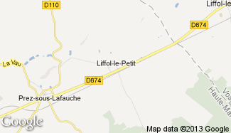 Plan de Liffol-le-Petit