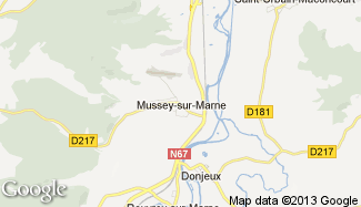 Plan de Mussey-sur-Marne