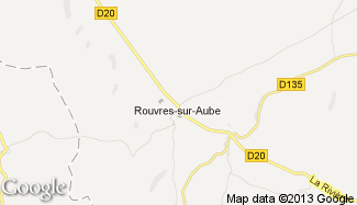 Plan de Rouvres-sur-Aube