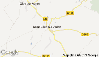 Plan de Saint-Loup-sur-Aujon