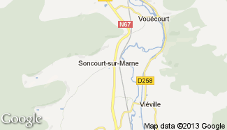 Plan de Soncourt-sur-Marne