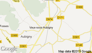 Plan de Vaux-sous-Aubigny