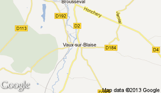 Plan de Vaux-sur-Blaise