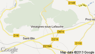 Plan de Vesaignes-sous-Lafauche