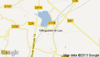 Plan de Villegusien-le-Lac