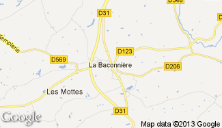 Plan de La Baconnière
