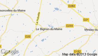 Plan de Le Bignon-du-Maine