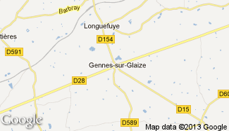 Plan de Gennes-sur-Glaize