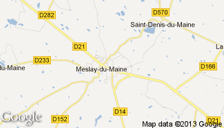 Plan de Meslay-du-Maine